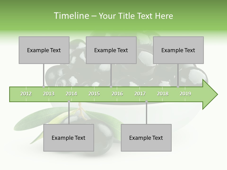 Mediterranean Branch Fresh PowerPoint Template