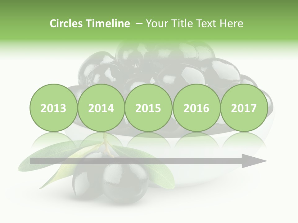 Mediterranean Branch Fresh PowerPoint Template