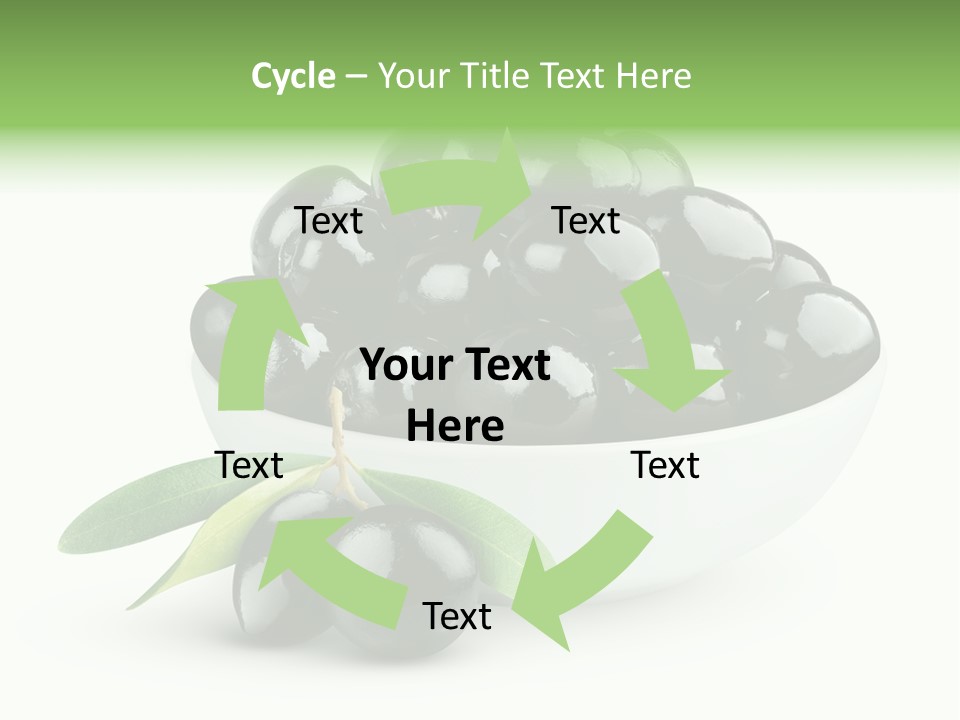 Mediterranean Branch Fresh PowerPoint Template