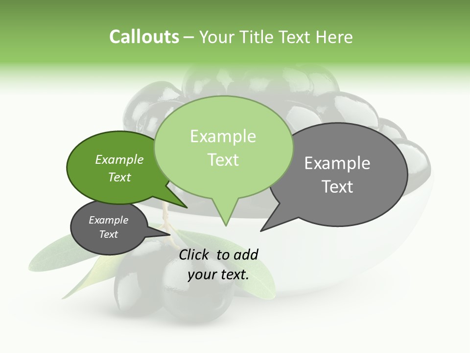 Mediterranean Branch Fresh PowerPoint Template