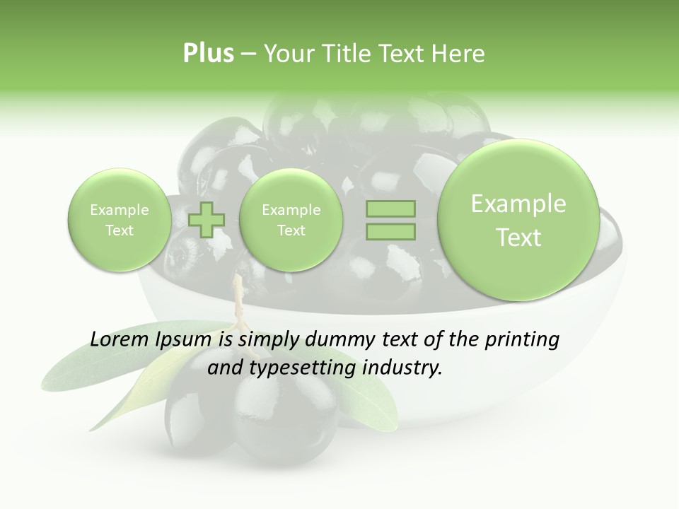 Mediterranean Branch Fresh PowerPoint Template