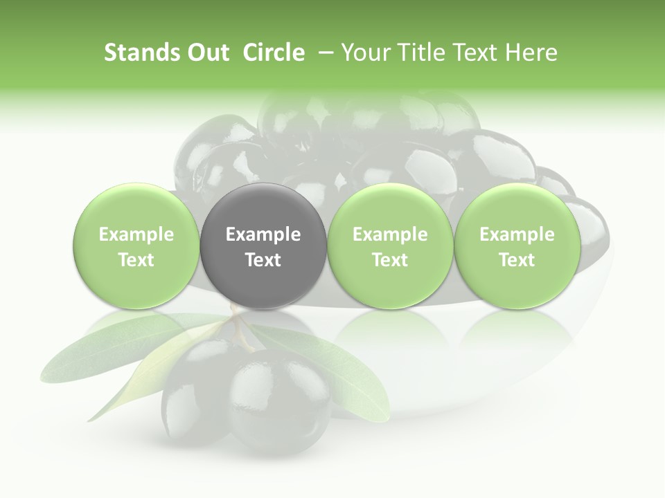 Mediterranean Branch Fresh PowerPoint Template