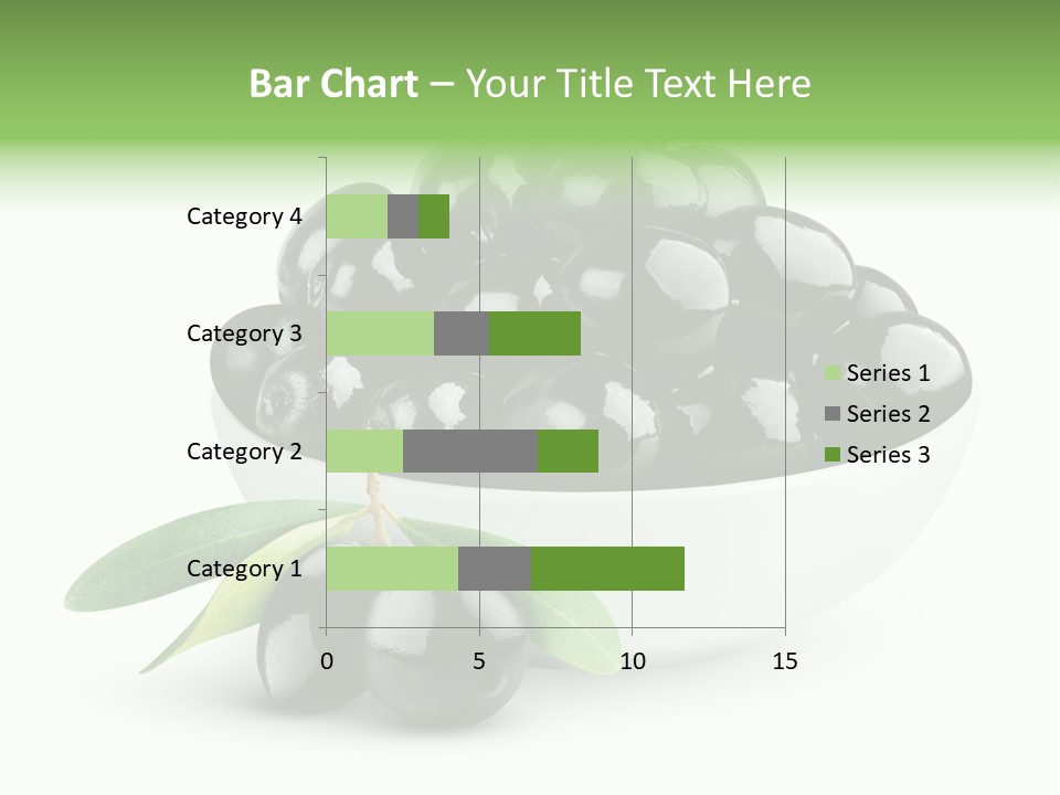 Mediterranean Branch Fresh PowerPoint Template