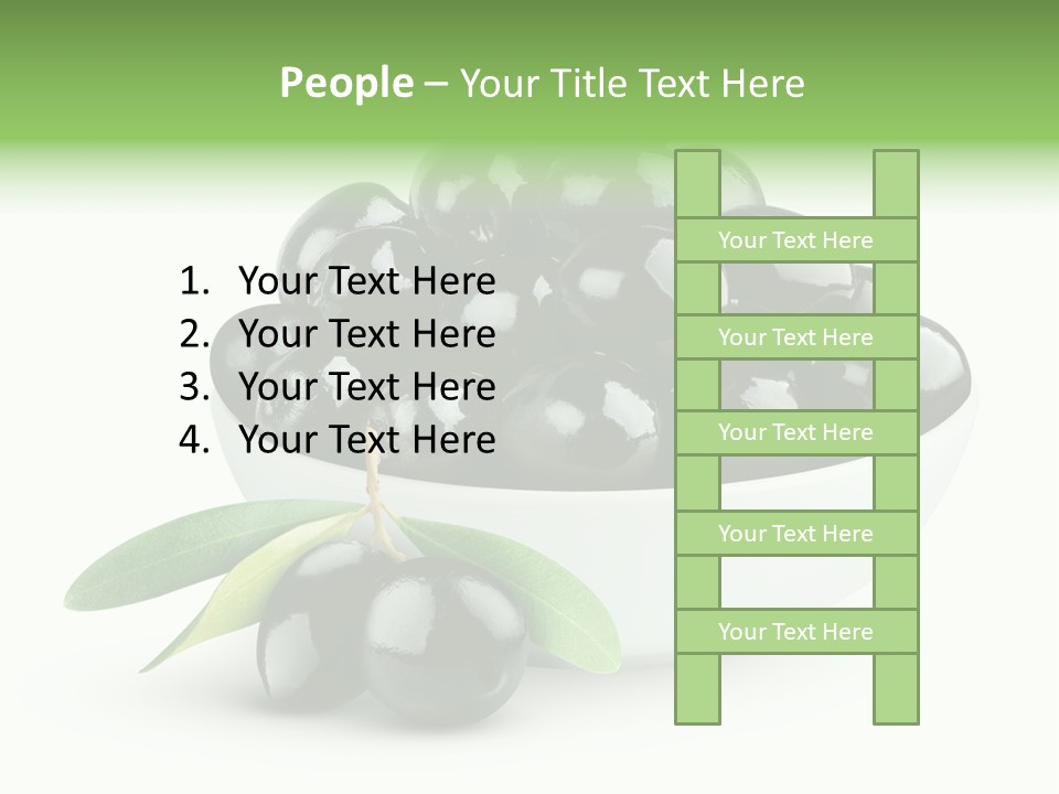 Mediterranean Branch Fresh PowerPoint Template