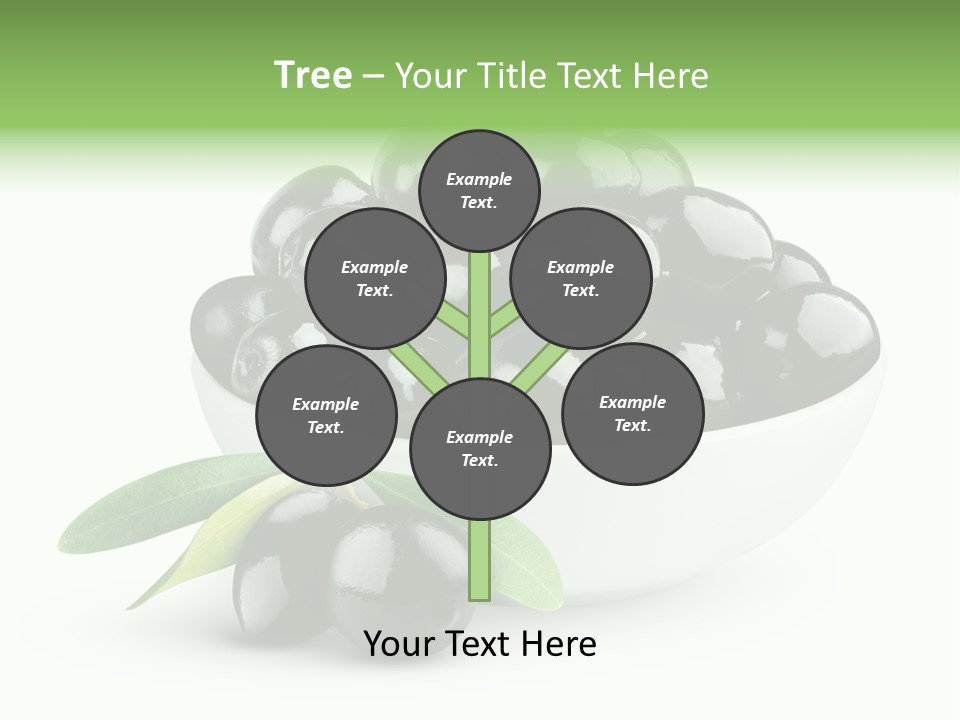 Mediterranean Branch Fresh PowerPoint Template