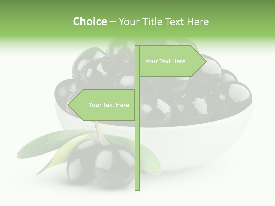 Mediterranean Branch Fresh PowerPoint Template