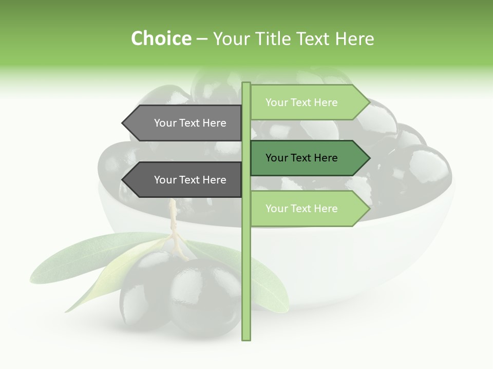 Mediterranean Branch Fresh PowerPoint Template