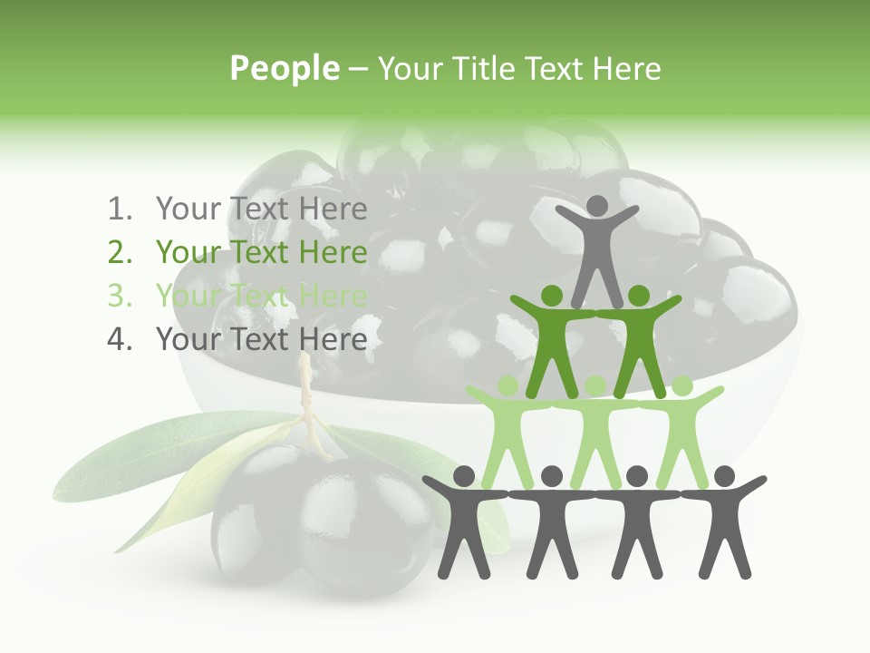 Mediterranean Branch Fresh PowerPoint Template