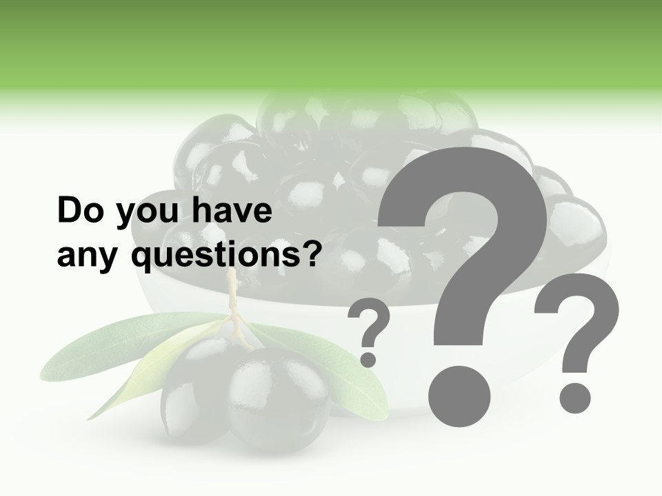 Mediterranean Branch Fresh PowerPoint Template