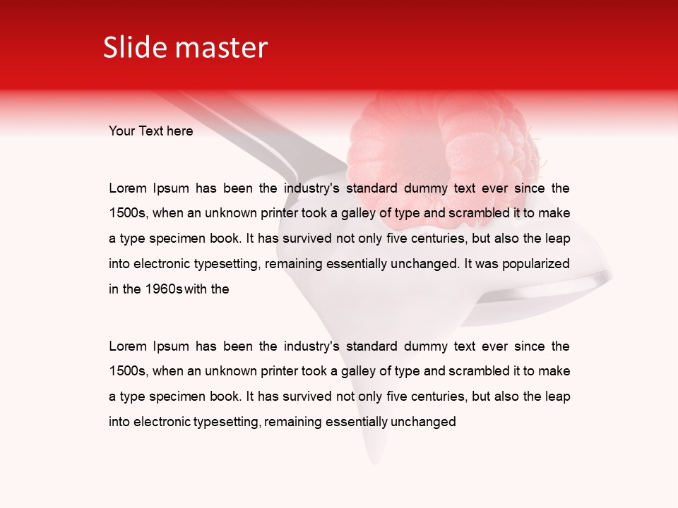 Milk Fresh Mousse PowerPoint Template