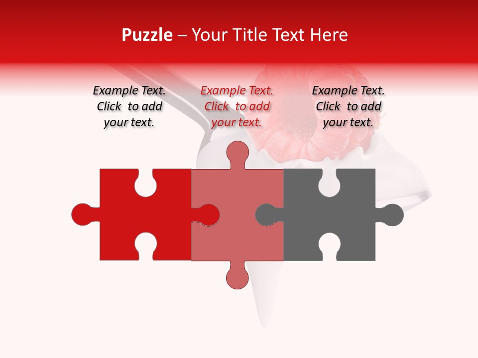 Milk Fresh Mousse PowerPoint Template