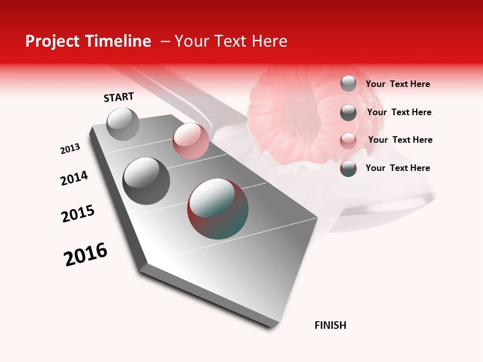 Milk Fresh Mousse PowerPoint Template