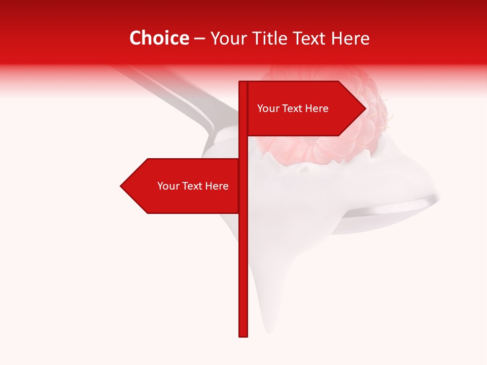 Milk Fresh Mousse PowerPoint Template