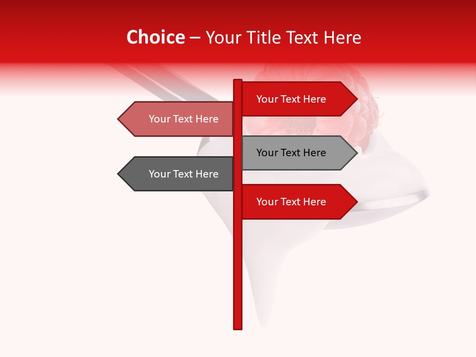 Milk Fresh Mousse PowerPoint Template