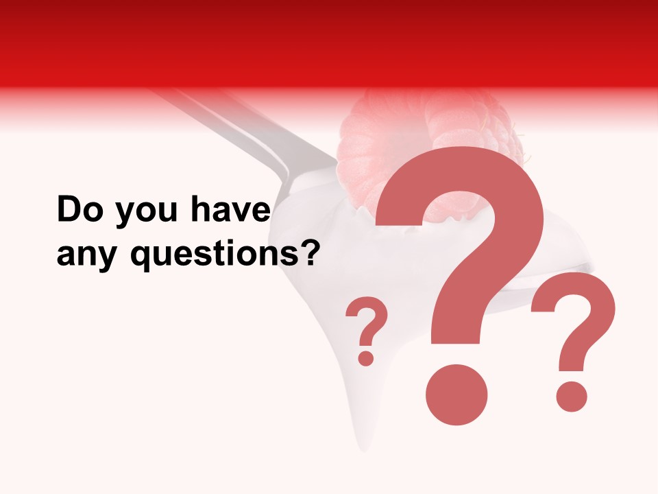 Milk Fresh Mousse PowerPoint Template