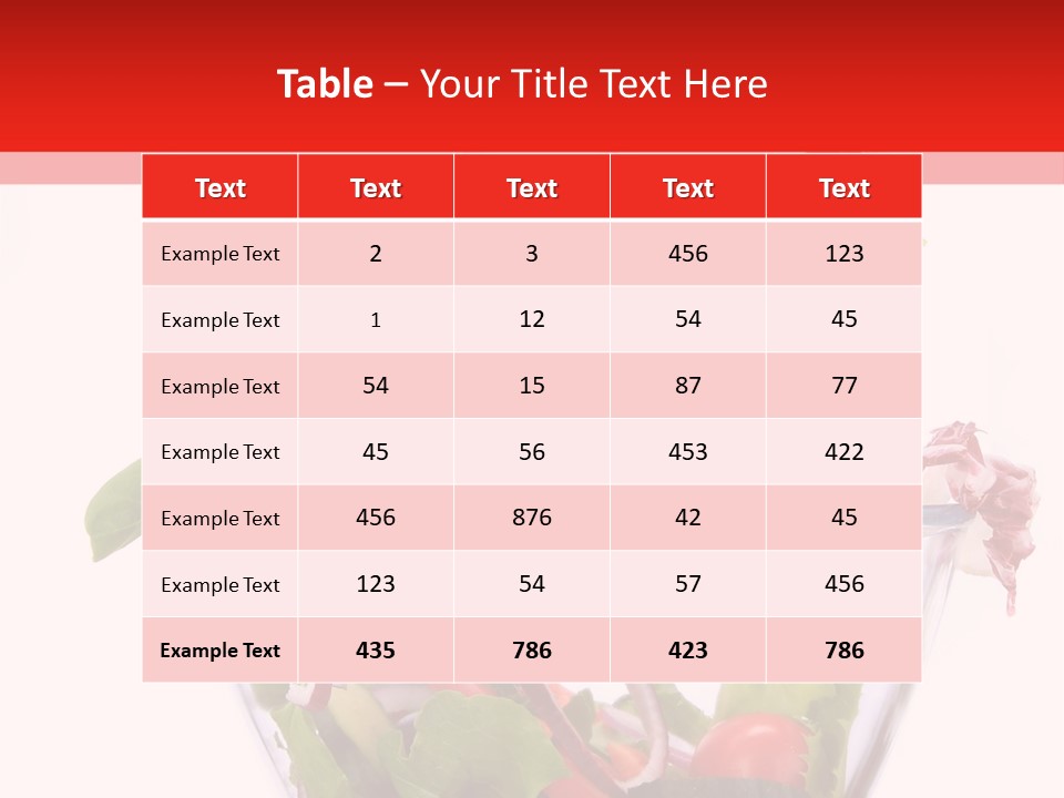Tomato Food European PowerPoint Template