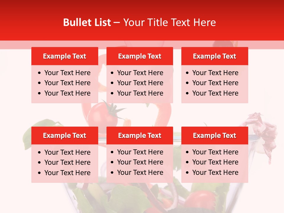Tomato Food European PowerPoint Template