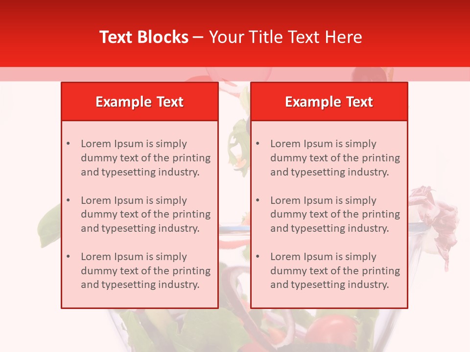Tomato Food European PowerPoint Template