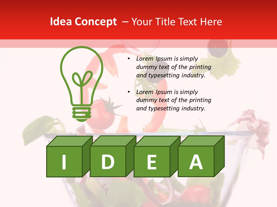 Tomato Food European PowerPoint Template