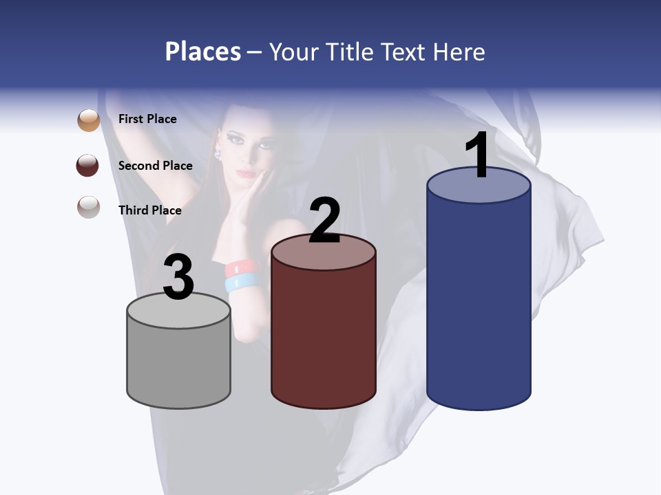 Style Attractive Woman PowerPoint Template