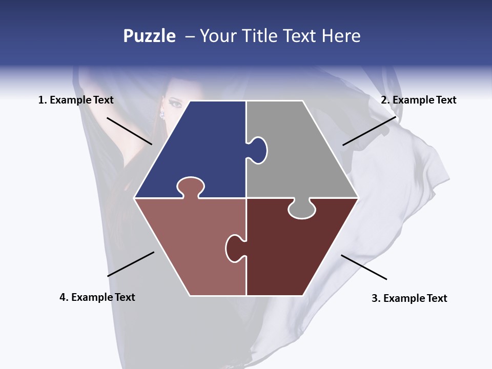 Style Attractive Woman PowerPoint Template