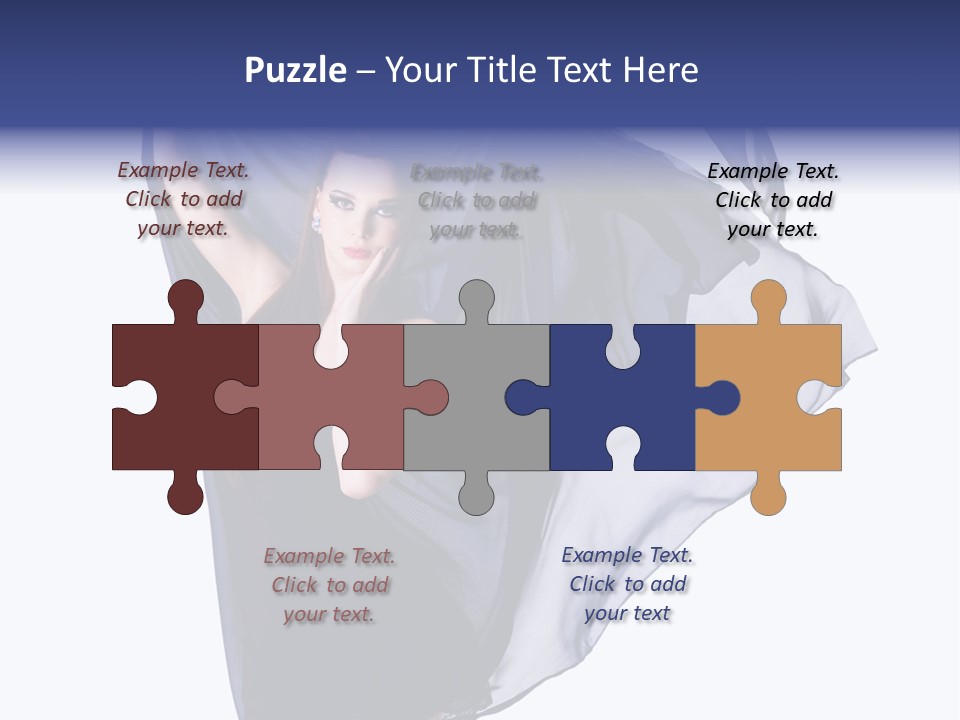 Style Attractive Woman PowerPoint Template