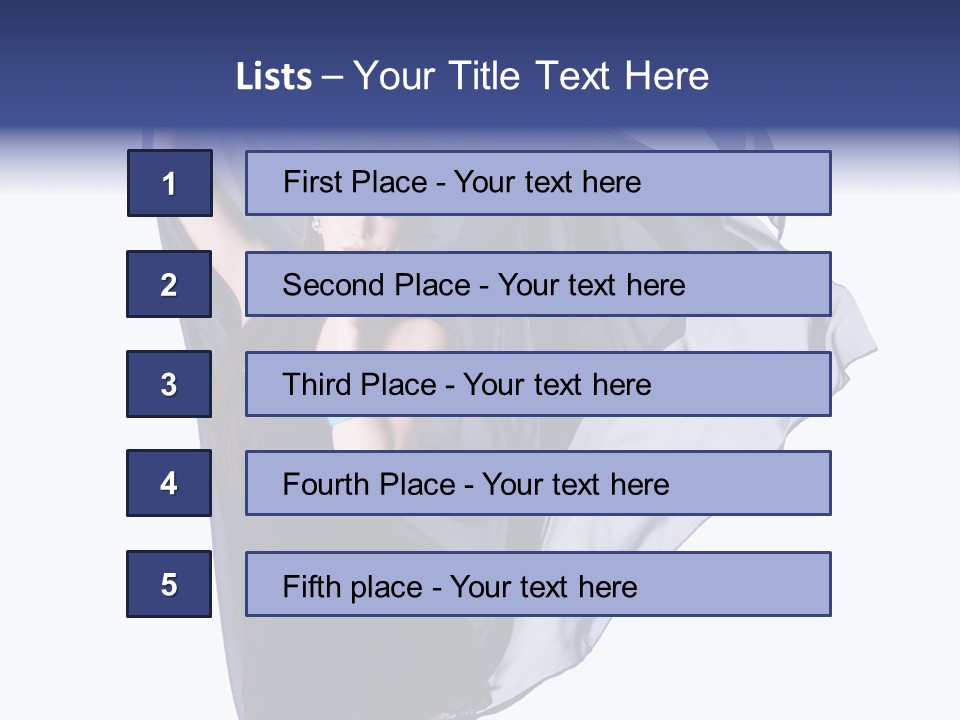 Style Attractive Woman PowerPoint Template