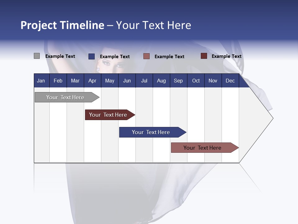 Style Attractive Woman PowerPoint Template