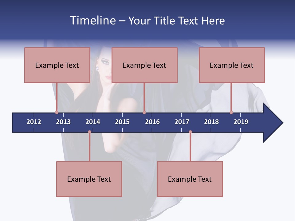 Style Attractive Woman PowerPoint Template