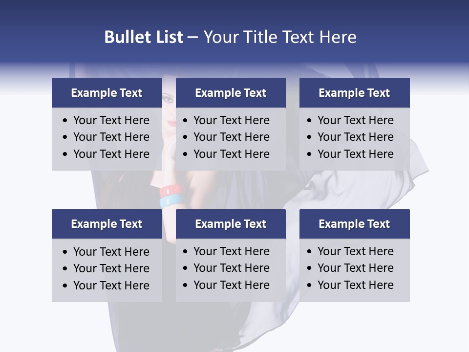 Style Attractive Woman PowerPoint Template