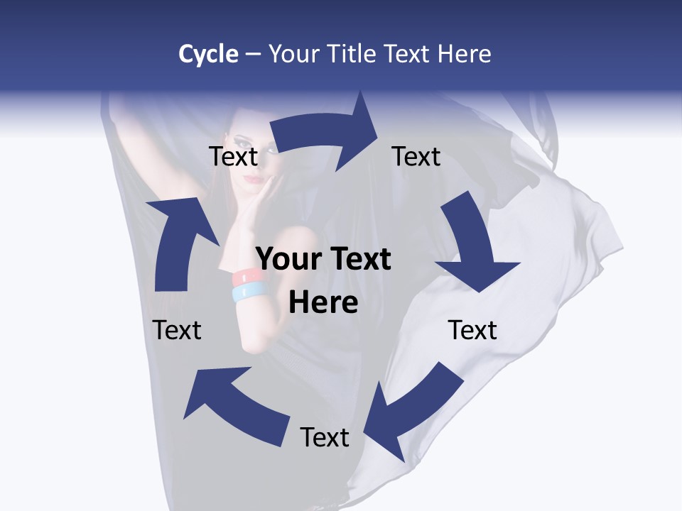 Style Attractive Woman PowerPoint Template