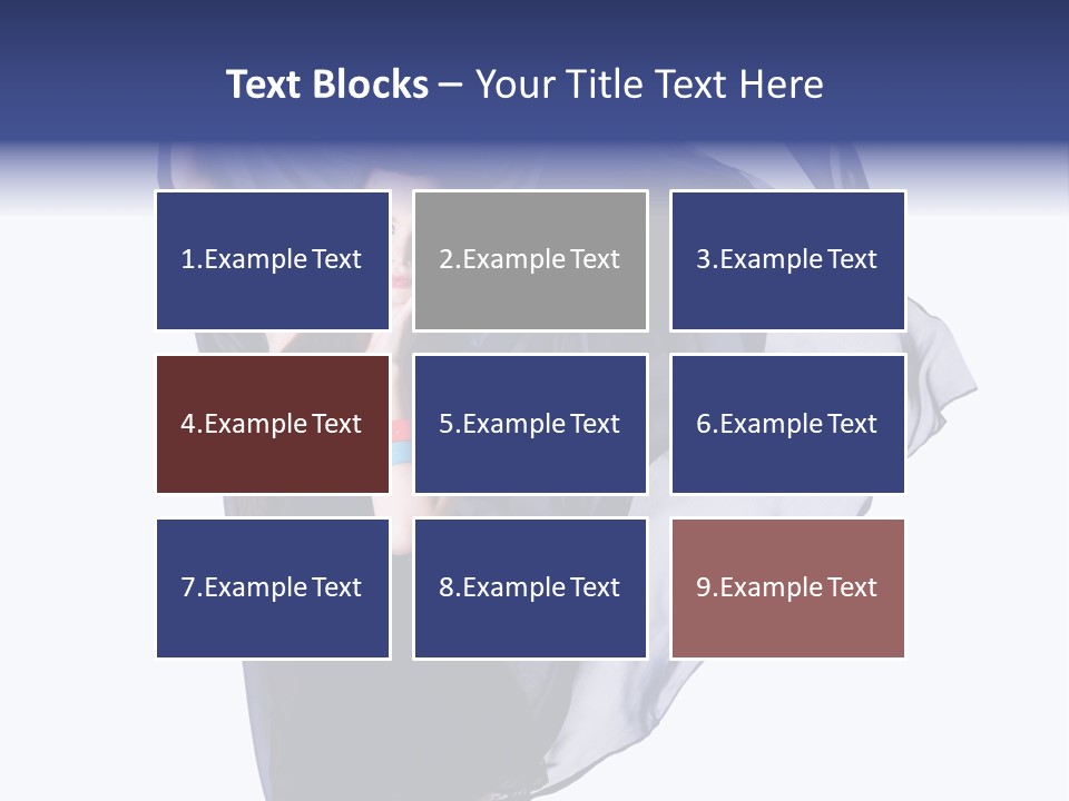 Style Attractive Woman PowerPoint Template