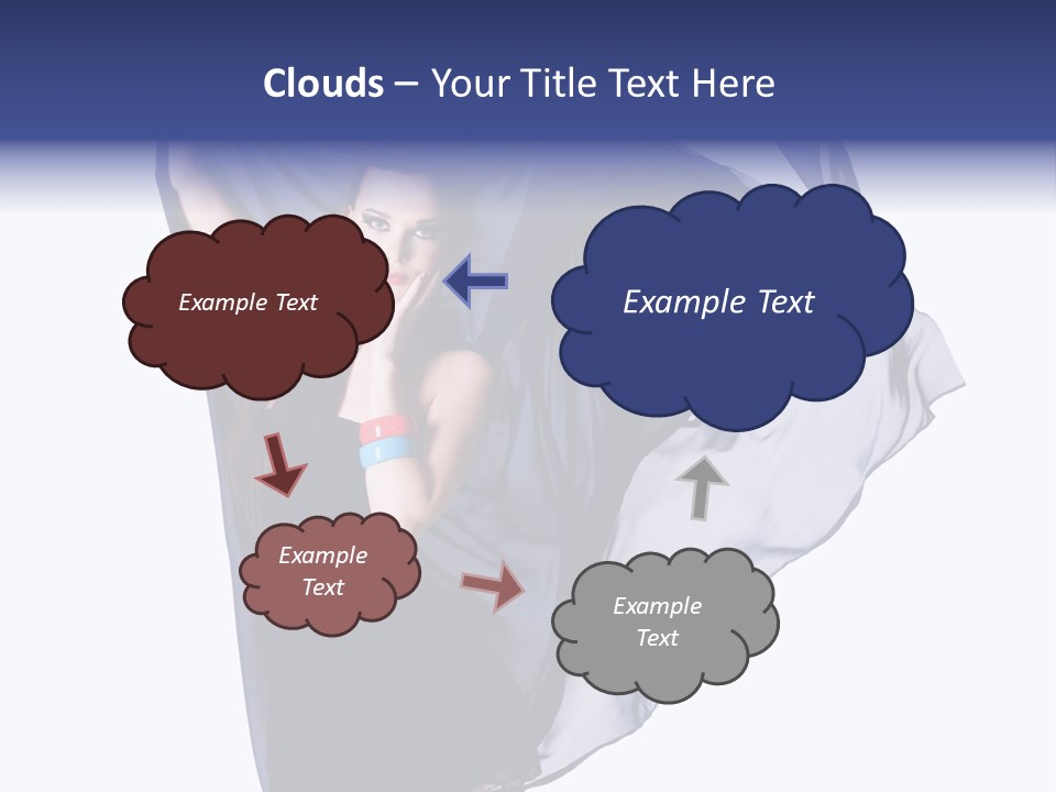 Style Attractive Woman PowerPoint Template