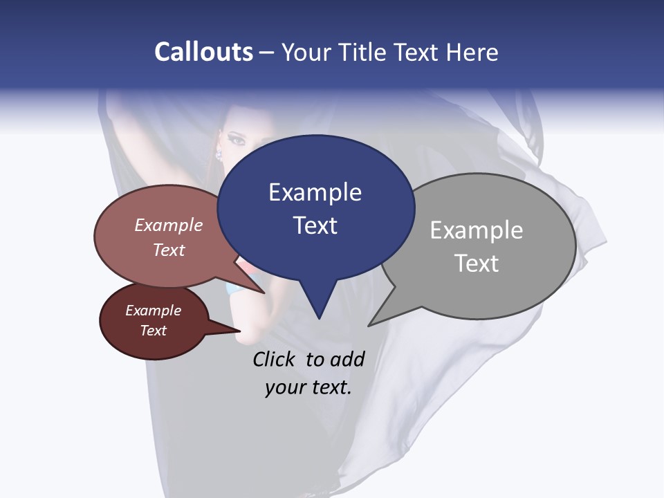 Style Attractive Woman PowerPoint Template