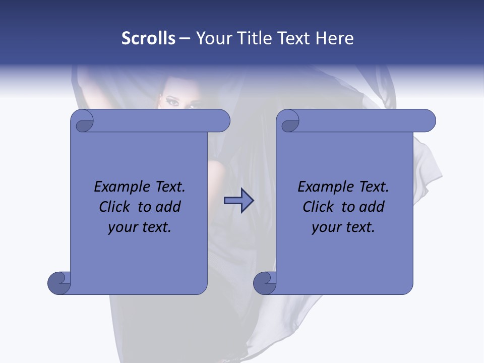 Style Attractive Woman PowerPoint Template