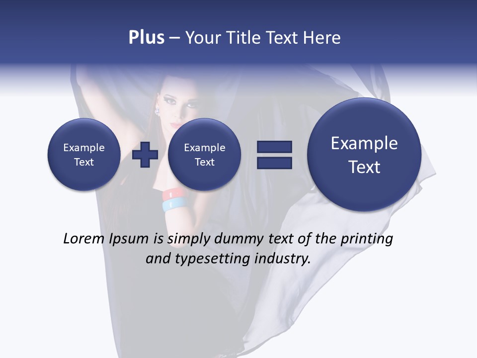 Style Attractive Woman PowerPoint Template