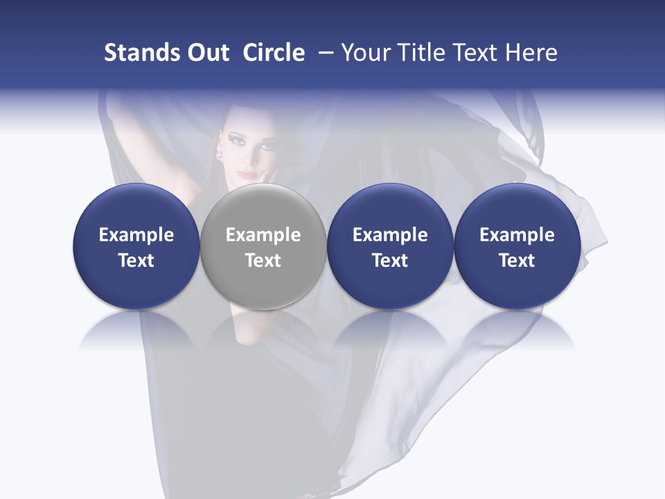 Style Attractive Woman PowerPoint Template