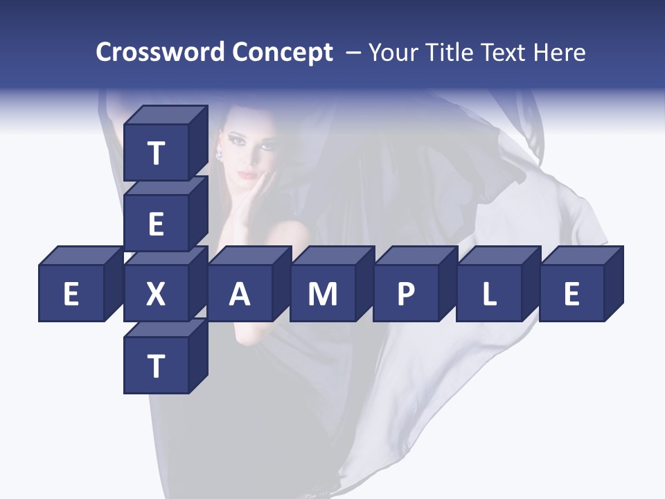 Style Attractive Woman PowerPoint Template