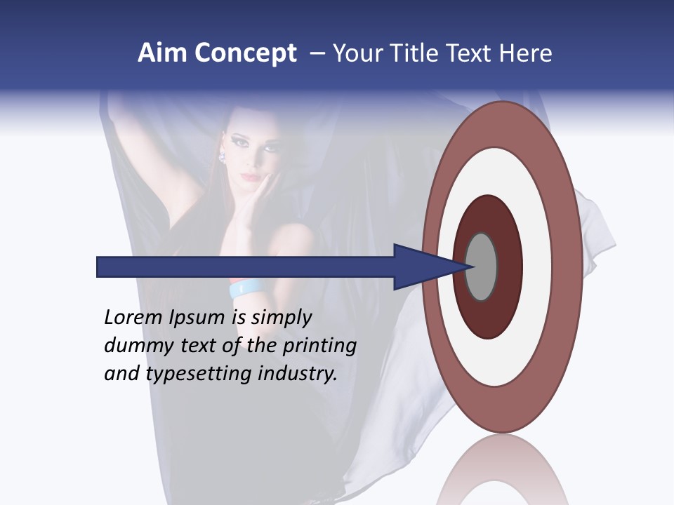 Style Attractive Woman PowerPoint Template