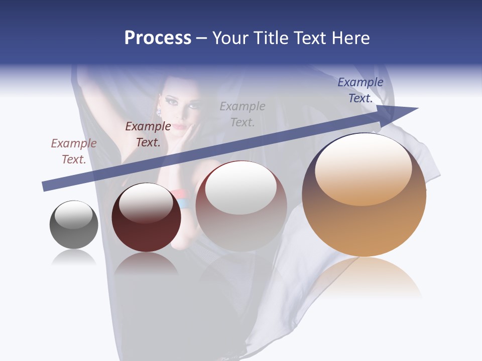 Style Attractive Woman PowerPoint Template