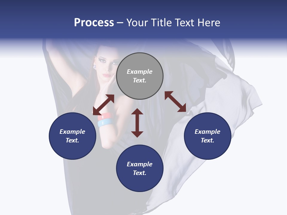 Style Attractive Woman PowerPoint Template