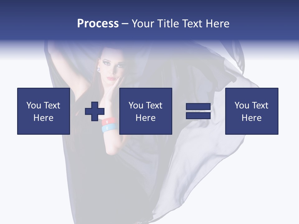 Style Attractive Woman PowerPoint Template