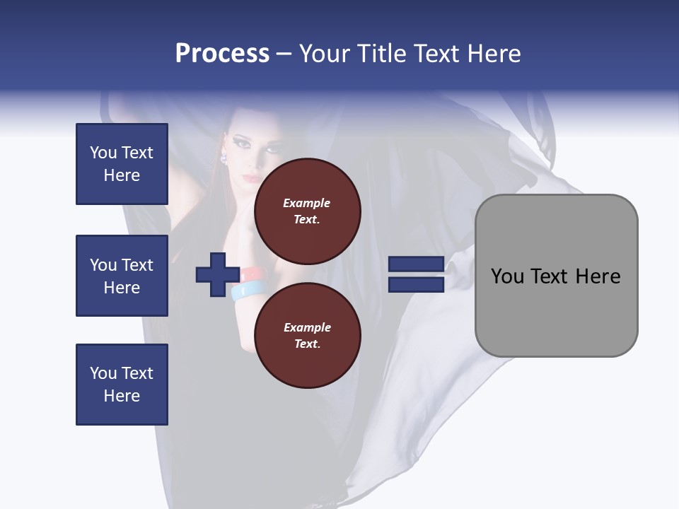 Style Attractive Woman PowerPoint Template