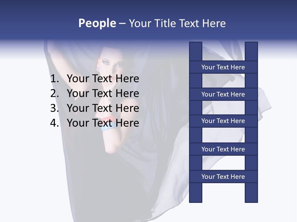 Style Attractive Woman PowerPoint Template