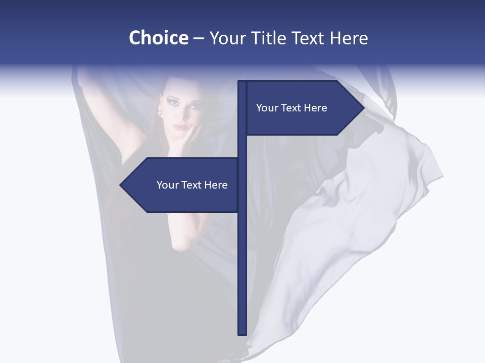 Style Attractive Woman PowerPoint Template