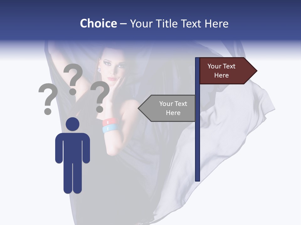 Style Attractive Woman PowerPoint Template