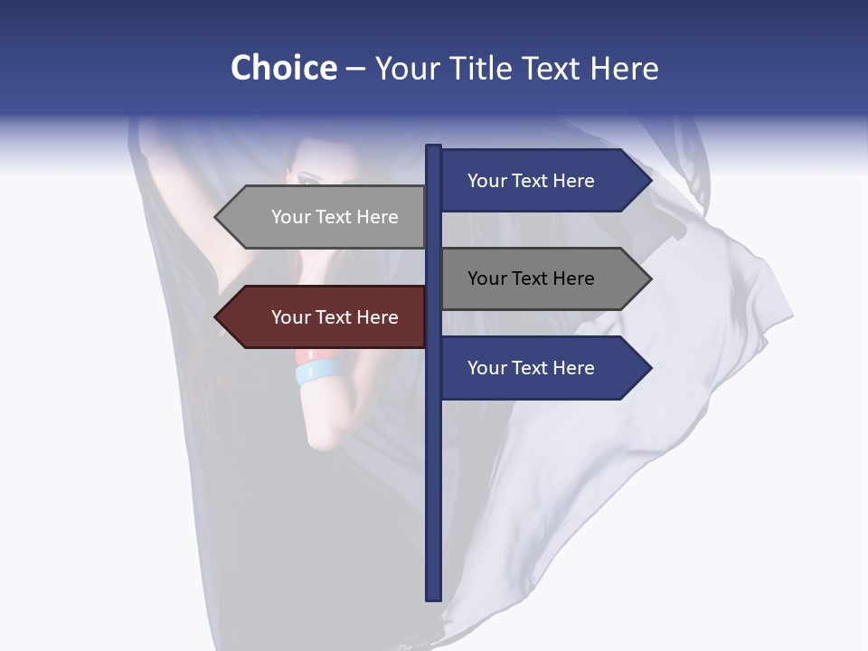 Style Attractive Woman PowerPoint Template