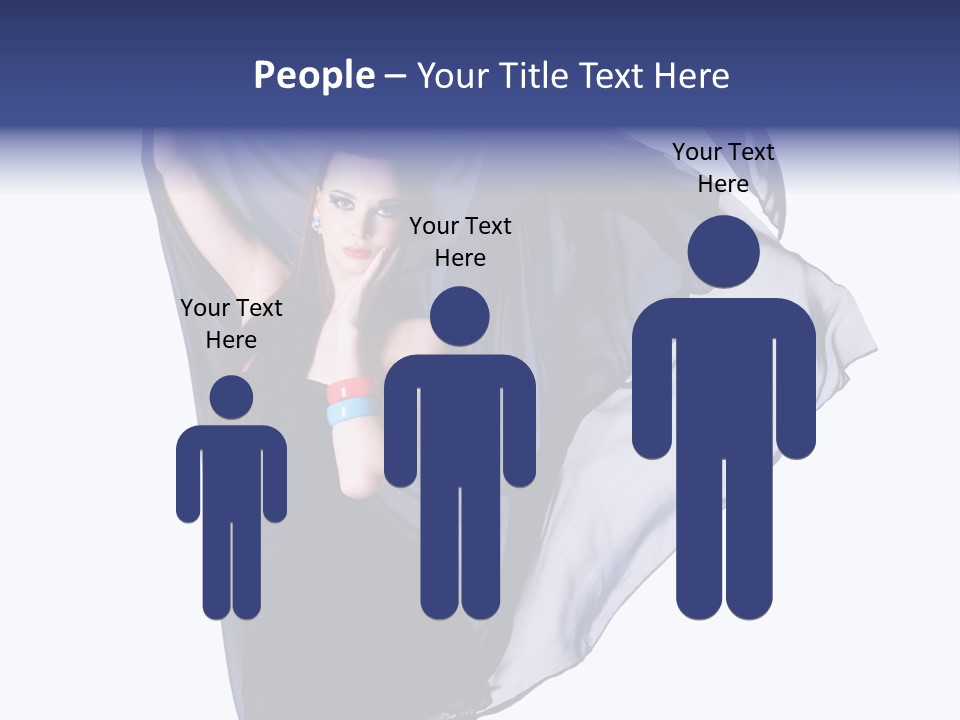 Style Attractive Woman PowerPoint Template