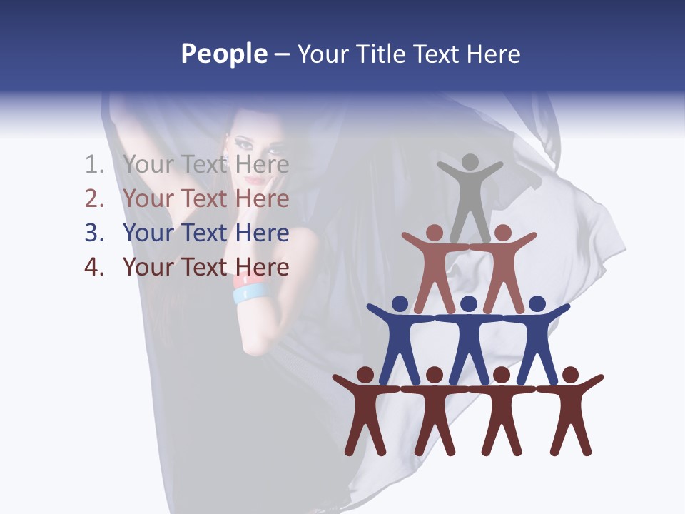 Style Attractive Woman PowerPoint Template