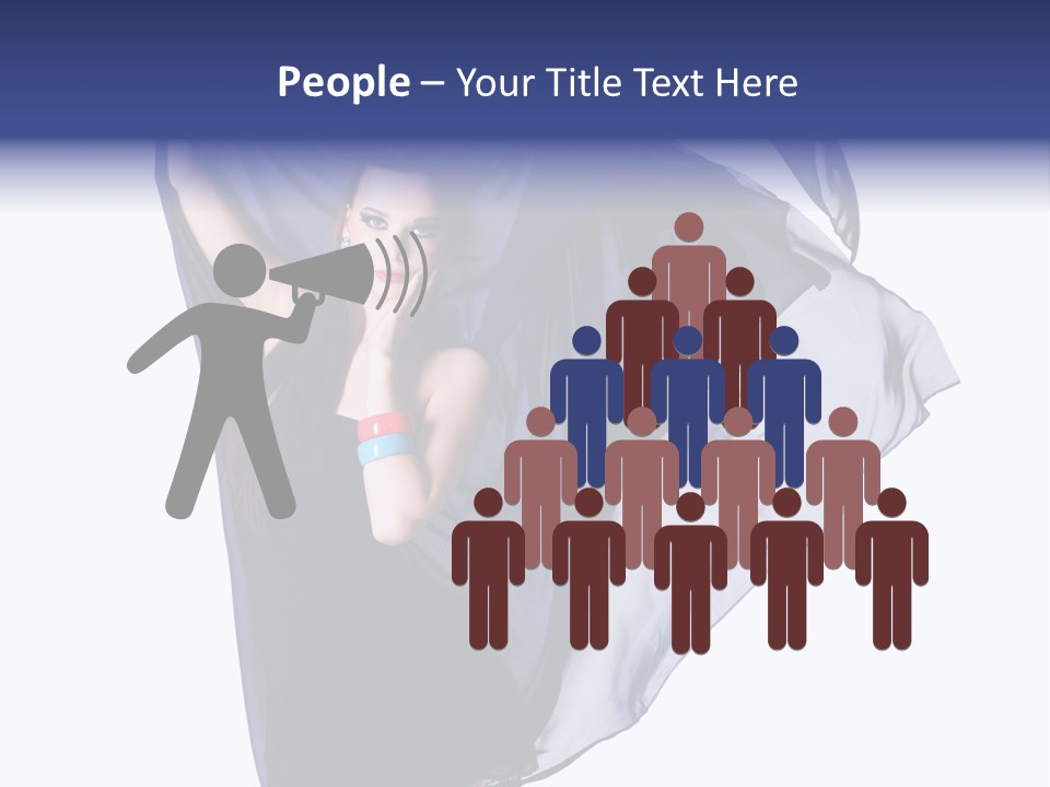 Style Attractive Woman PowerPoint Template